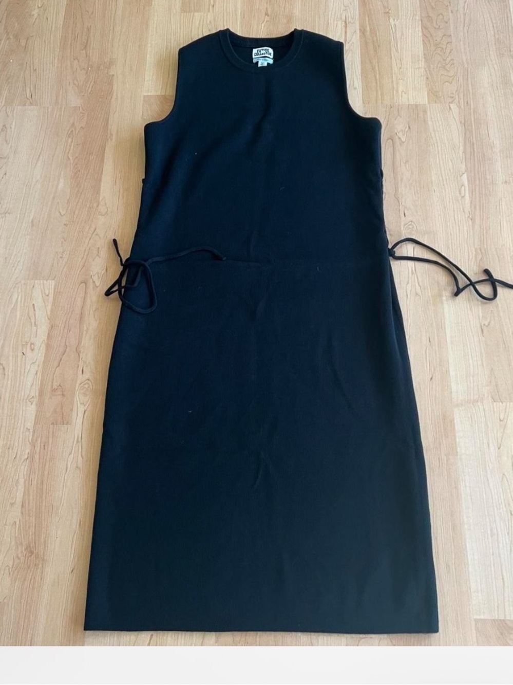 NWT REESE BLUTSTEIN X FUTURE COLLECTIVE RIBBED KNIT MIDI DRESS 1X